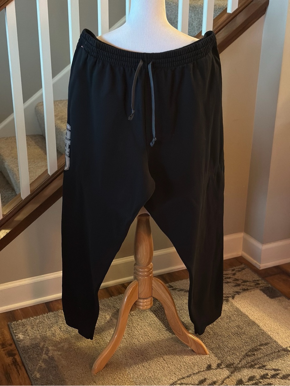 Jerzees Studio 4 Dance (S4D) Studio Black Track Sweats - M2004